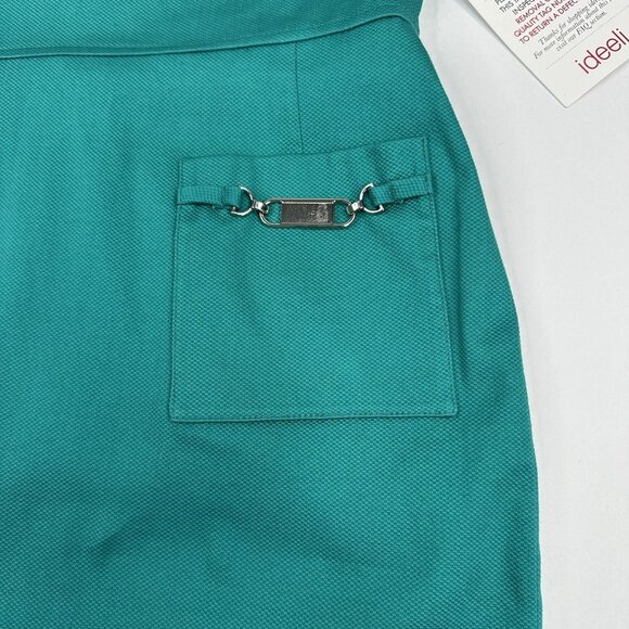Tahari‎ Women's NWT Turquoise Linny Business Career Shift Dress 4/C34 - Picture 6 of 16